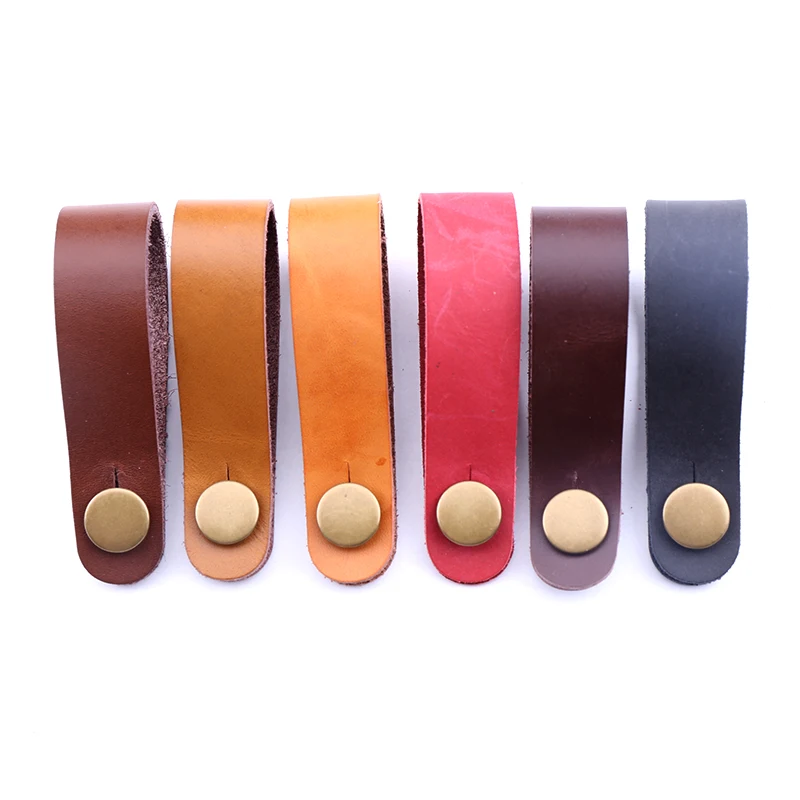 Wholesale custom fashionable Acoustic Guitar Leather Strap Button headstock