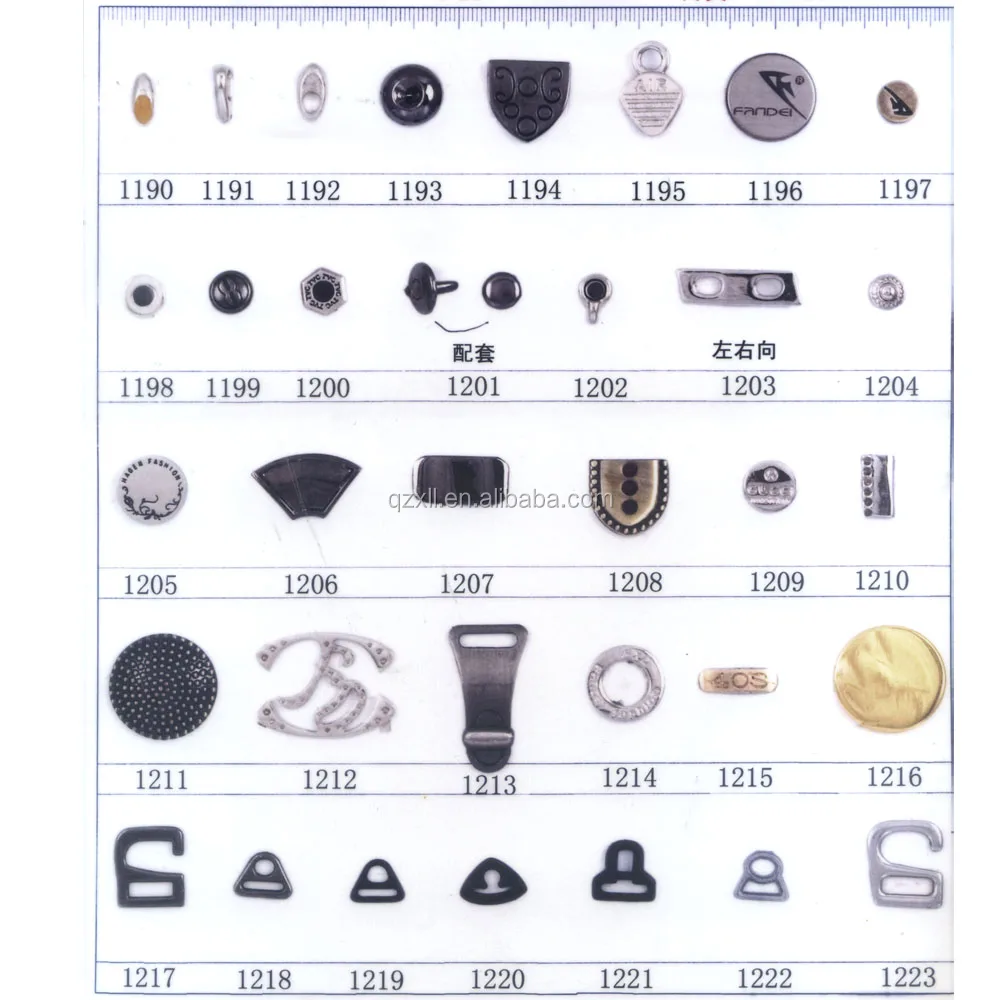 
various buckle eyelet rivet for shoes 