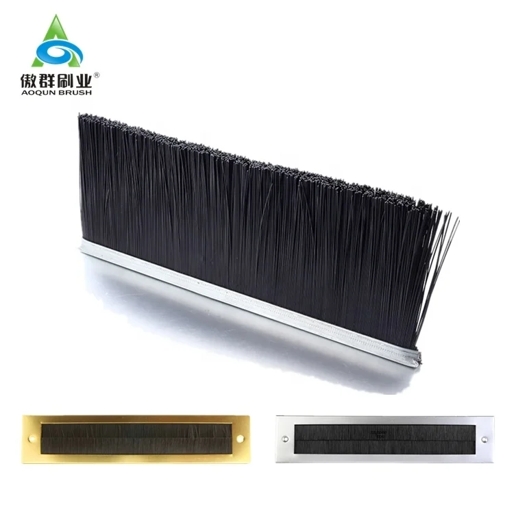 Nylon Bristles Internal Cover Brush Door Letter Box Plate Seal