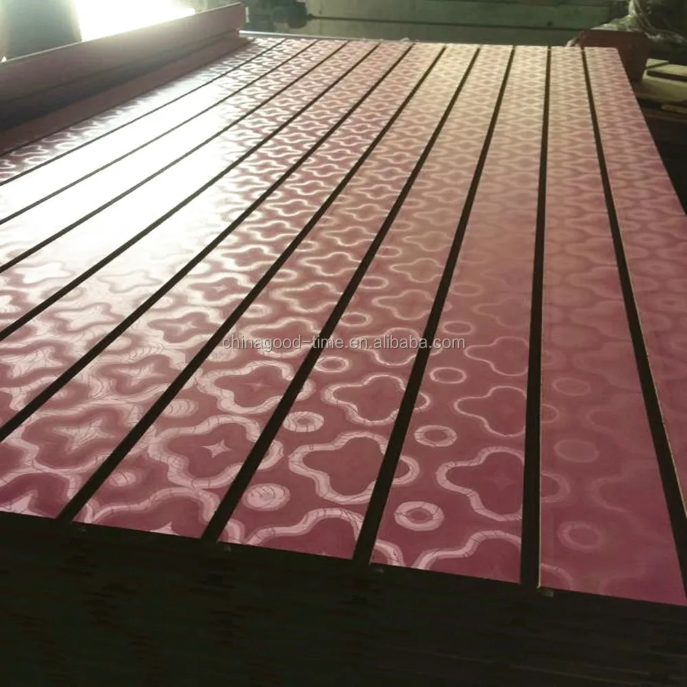 New design melamine MDF slatwall