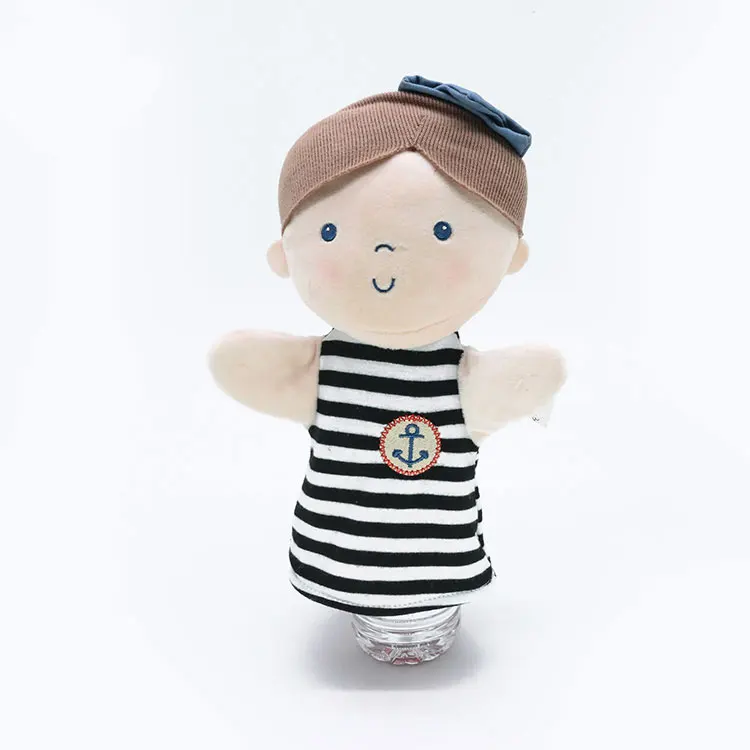 Plush doll girl hand puppet for sale