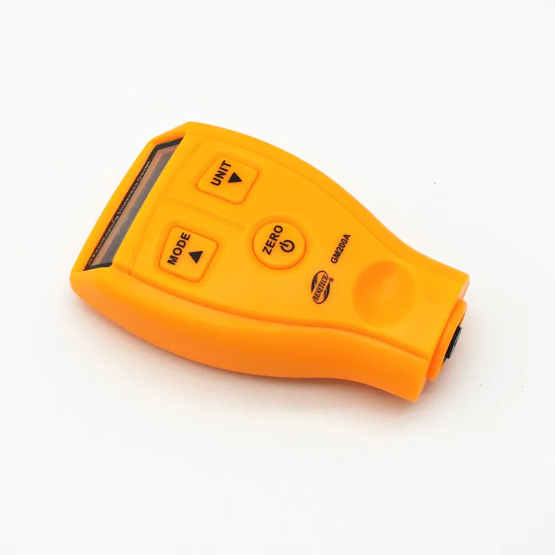 10pcs Оригинальный GM200A Цифровой ЖК-дисплей Толщиномер Толщиномер Автомобильные краски Толщиномер Автоматический толщиномер