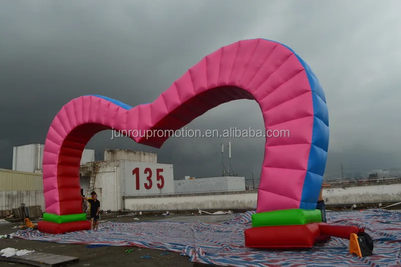 inflatable heart shape wedding arch AR-20