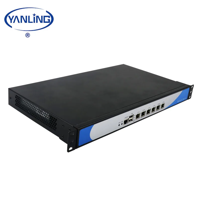 Yanling 1U rack mount server  Intel core i7 3770 quad core  6*1000M lan pfsense router network security application