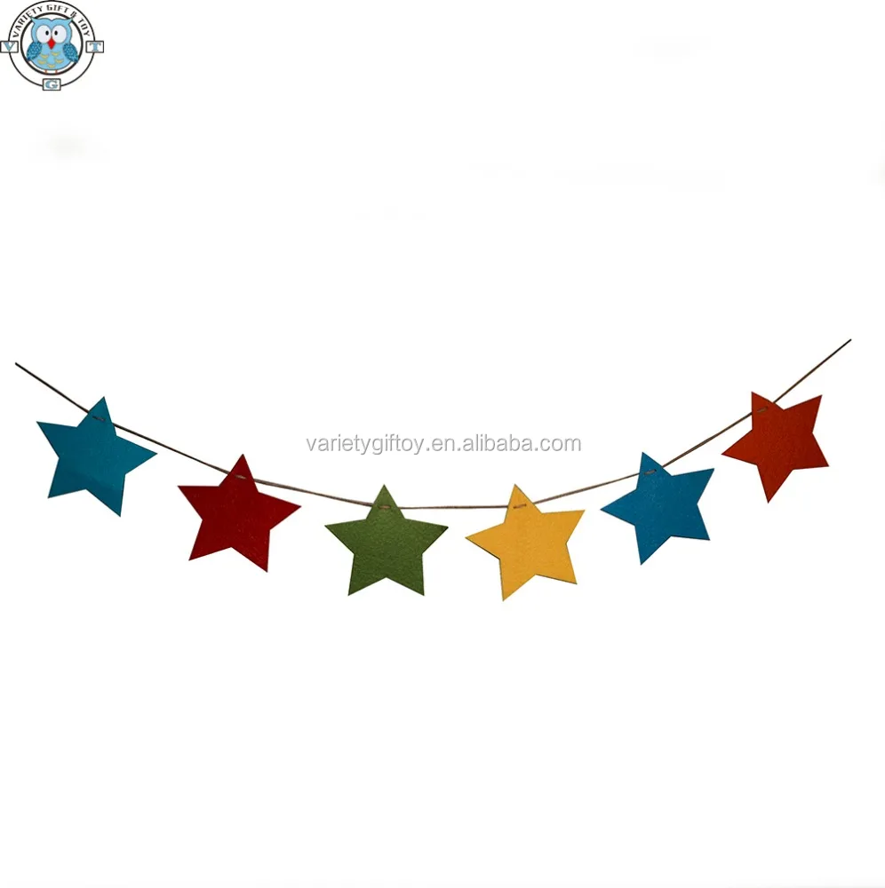 ECO FRIENDLY LASER CUT FELT CHRISTMAS REINDEER SHAPE GARLAND/BUNTING/BANNER FOR CHRISTMAS HOME DECORATION