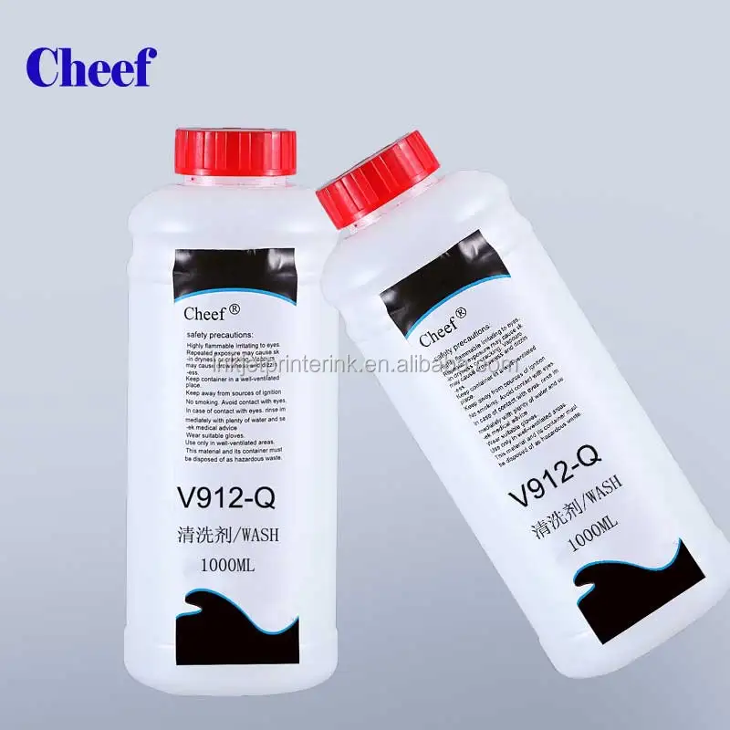 1000ml Cleaning Solution V912-Q for Videojet Cij Inkjet Printer