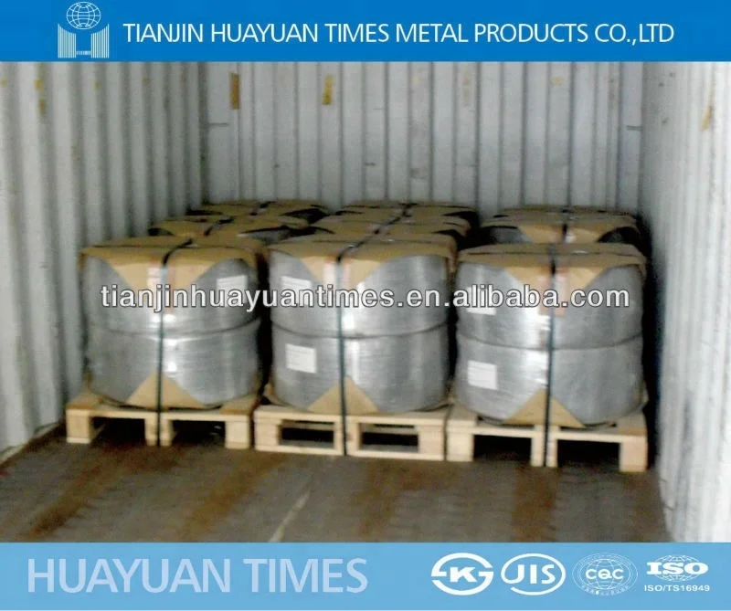 2.4mm*3.0mm hot dipped Oval Galvanized Steel Wire