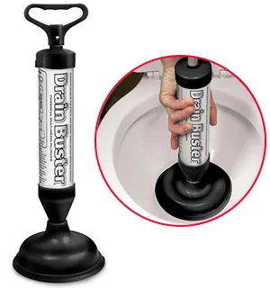 Houseware Air Pressure Toilet Plunger Cleaner Drain Buster Drain Cleaner