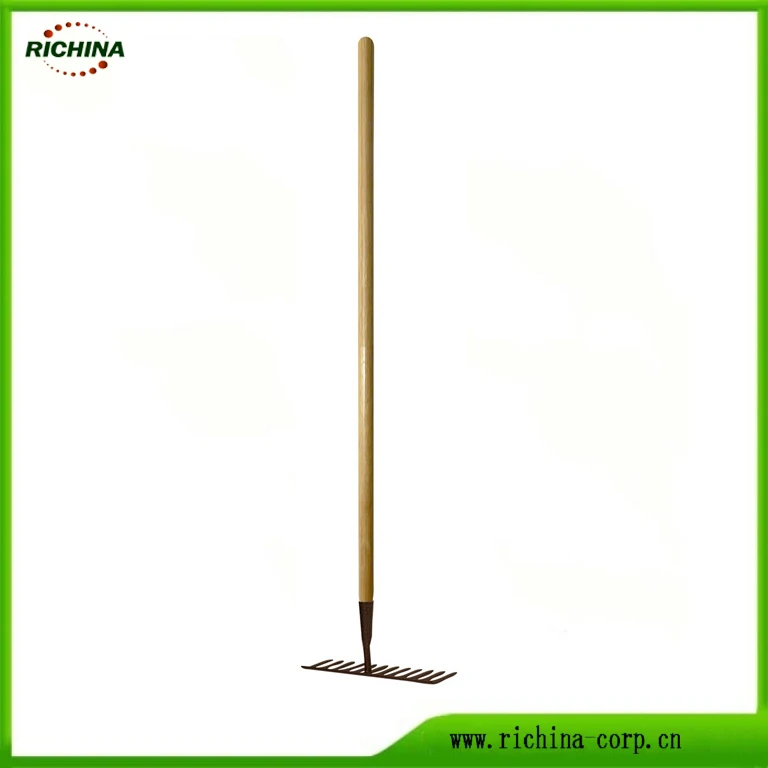 
Stainless steel Garden Professional Cultivator Tools with FSC Wood Handle, Dutch hoe/leaf/soil rake/ edging knife 
