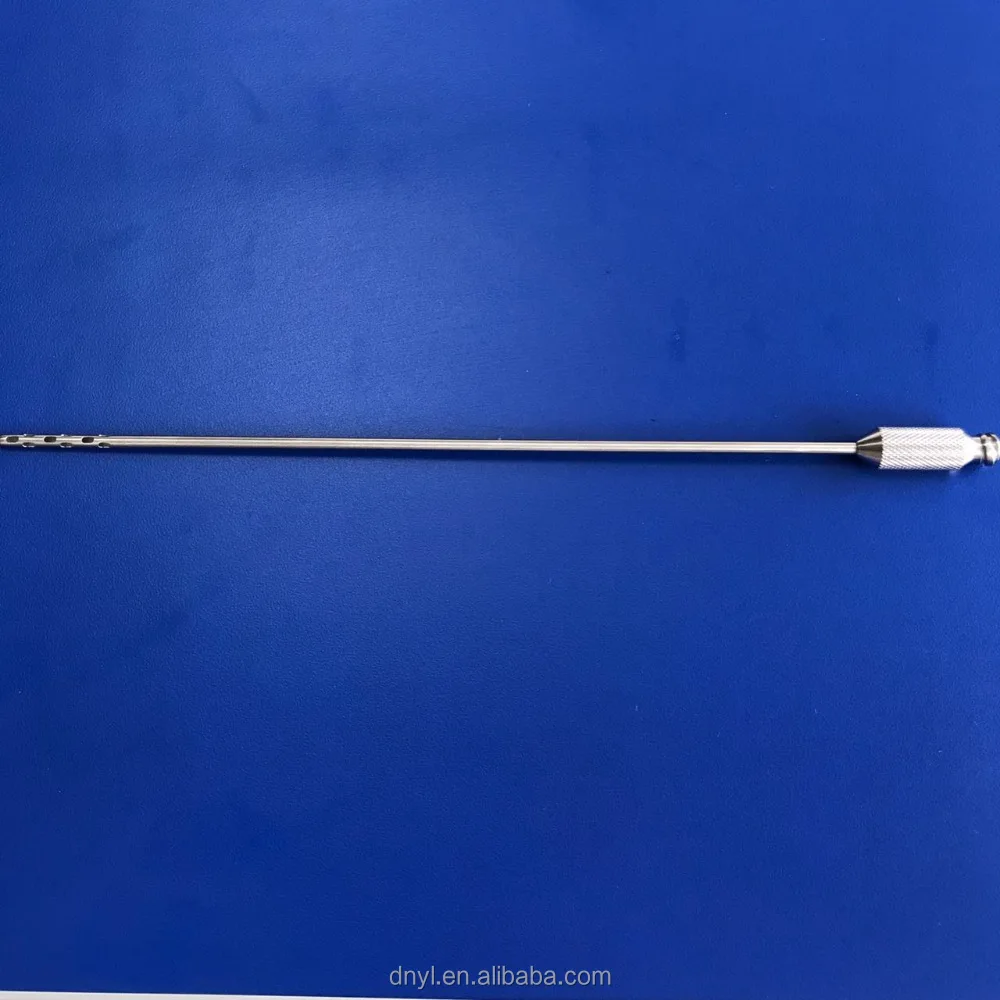 
stainless steel cannula Pyramid tip 9 holes cannula plastic surgery instruments liposuction equipment 
