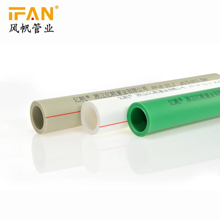 IFAN China Manufacturer fontaneria tubo desague Polypropylene Plastic Tube PN12.5 PN16 PN20 PN25 Pipe Price List PPR Pipe