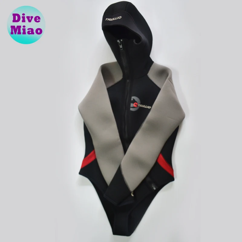 
Custom Best dive wetsuit 2 piece set suit freediving spearfishing 5mm neoprene wetsuits 