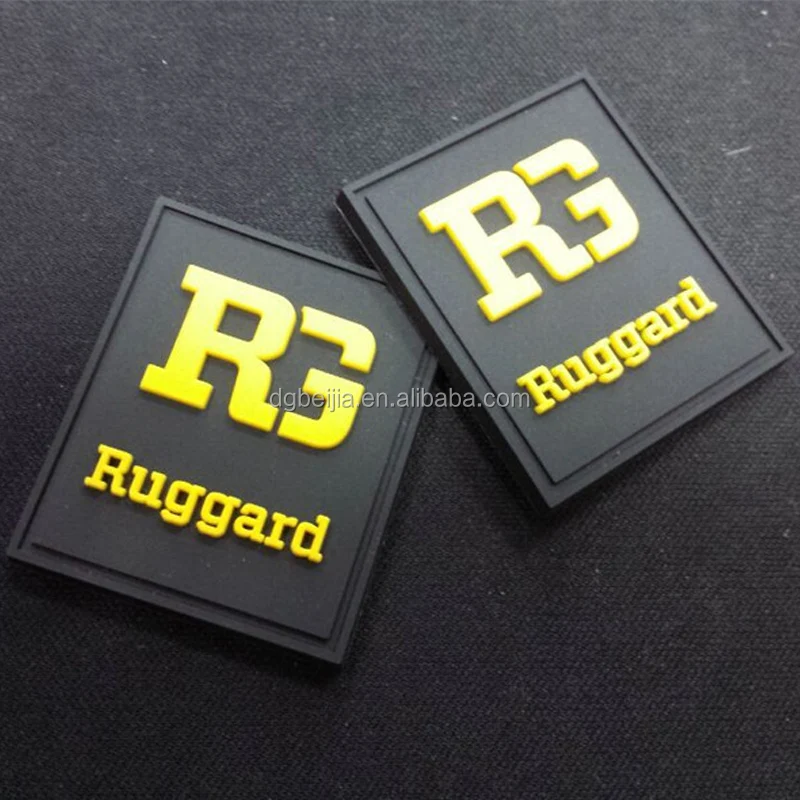 Custom Pvc Rubber Patch Logo With Bags/Shoes/Garment Labels