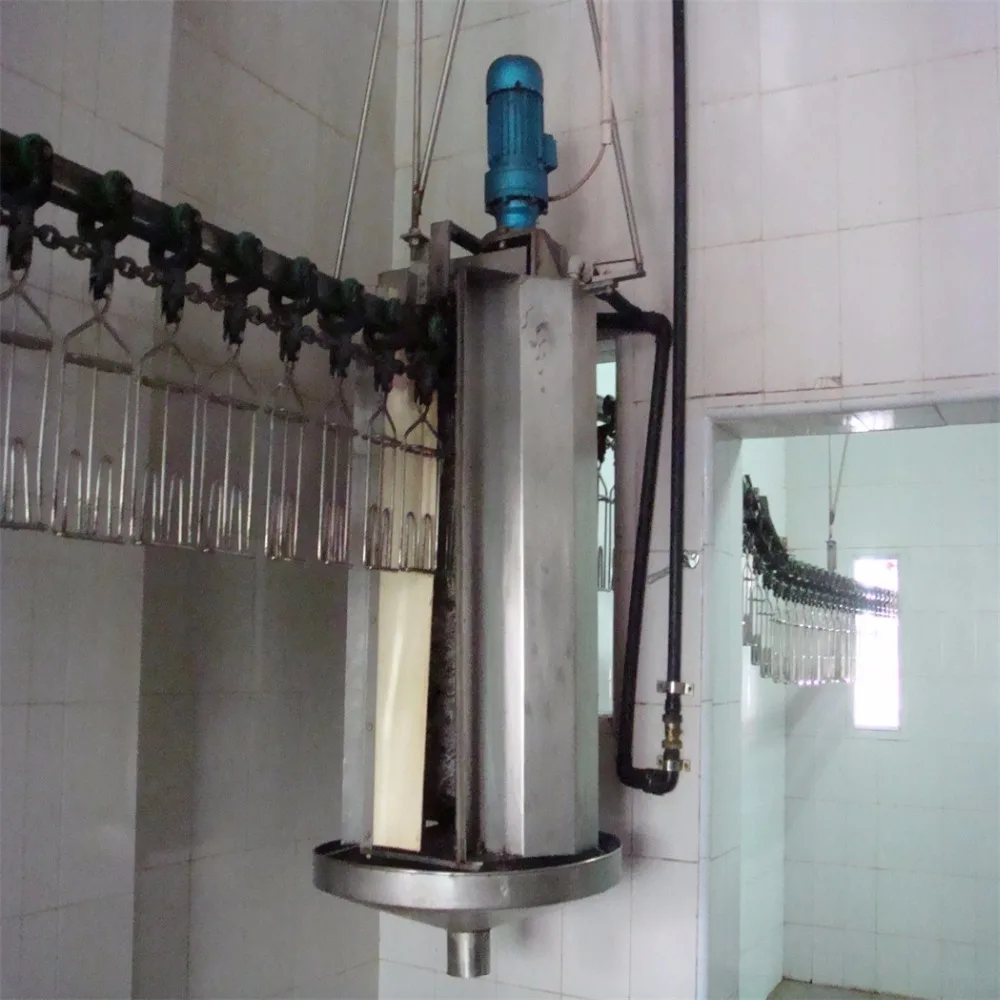 small fully automated chicken meat processing plant