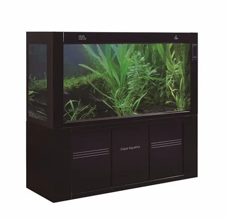 Cleair Aquatics high-quality glass fish tank aquarium with LED lighting