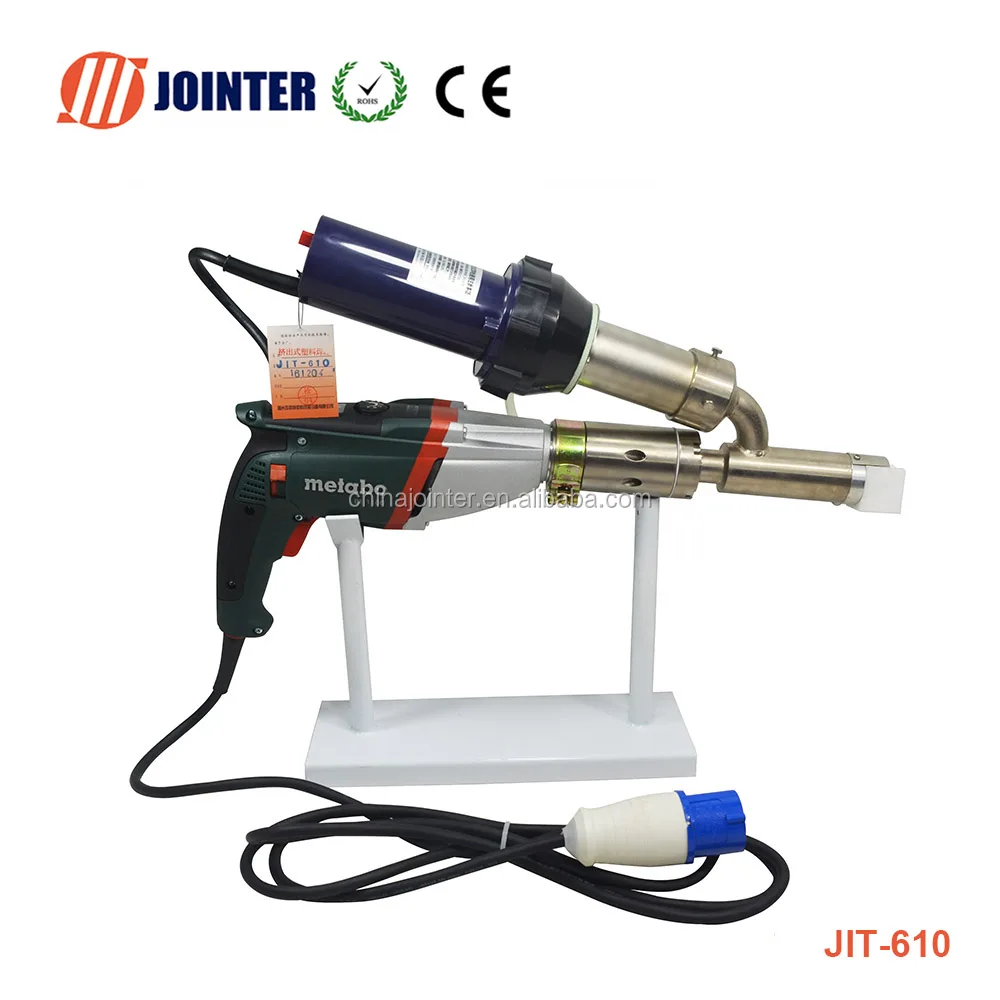Plastic Melting Machine Single Screw Plastic HDPE Seam Hand Extruder