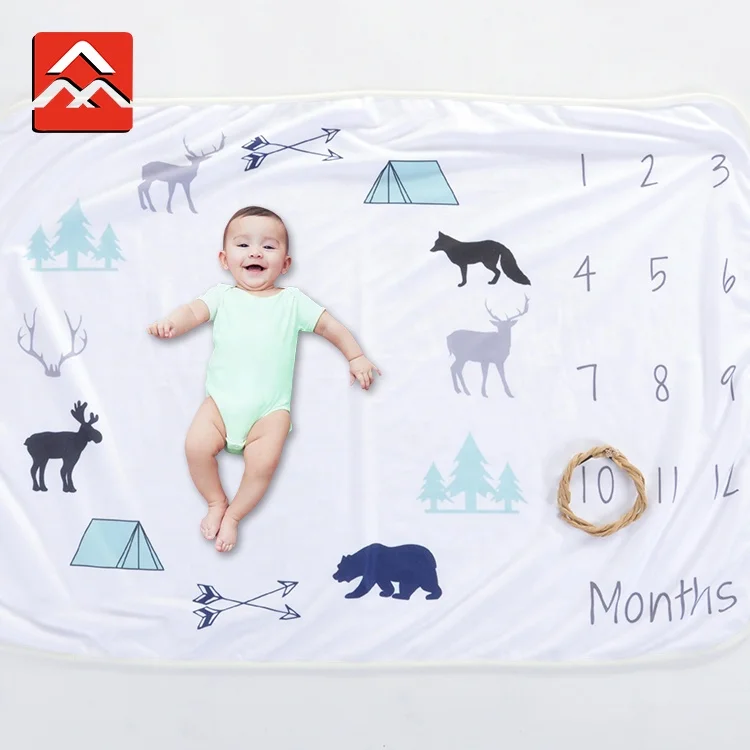 
Newborn Girls or Boys Photo Prop Large Soft Photography Background Baby Monthly Milestone Blanket 