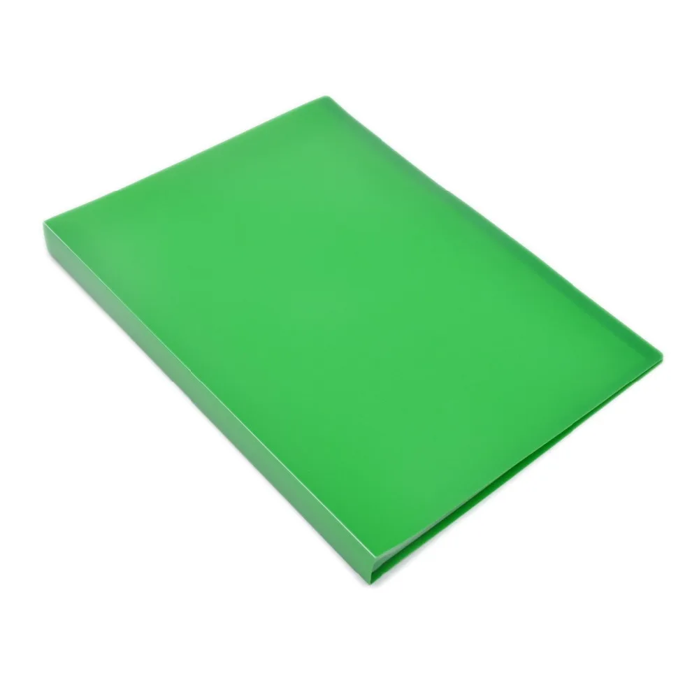
green pvc pp portfolio cover sleeve bags 