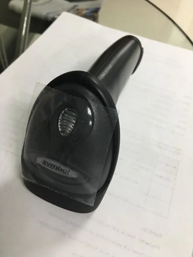 Лазерный сканер штрих-кода Zebra symbol LS2208 для супермаркета/розничного магазина 1d