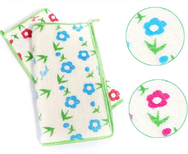 
Bamboo Microfibre Cleaning Cloth for Car Kitchen Wash Wipes Cleaning Cloth 