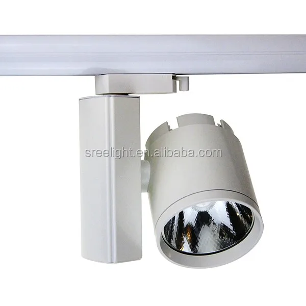 Dimmable cob led track light 4 rail spot cri90 Good Quality 30w 40w 20w COB Led Track Light