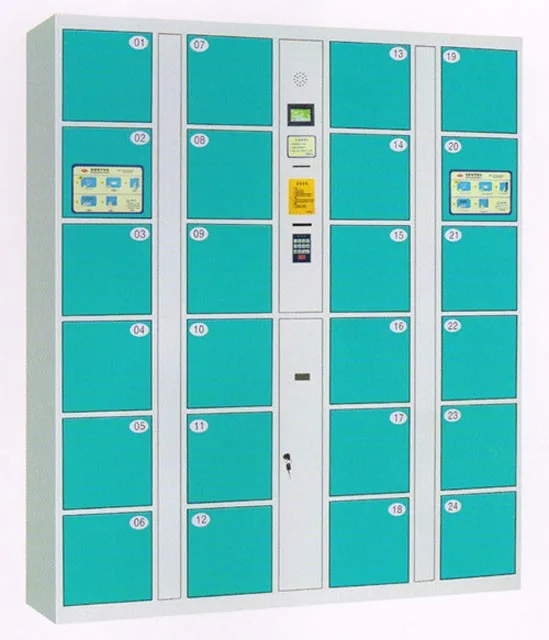 Hot Sale 24 Electronic Safe Storage Intelligent Coin System 9 Door Rfid Electric Lock Locker
