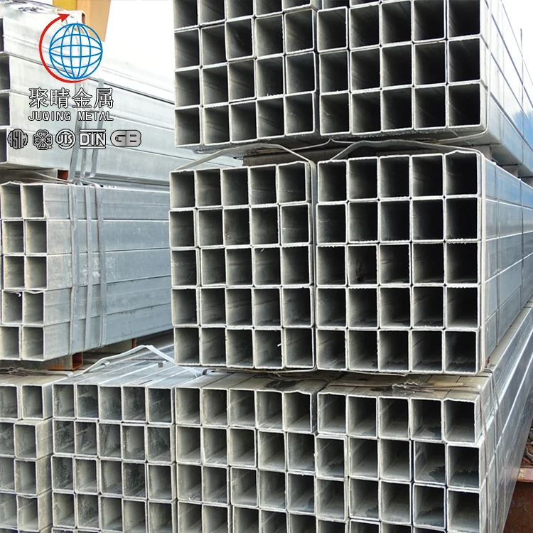 Wholesale price in stock galvanized square steel pipe pipe