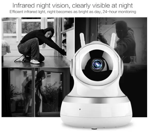 5MP 3MP security wifi ip wireless camera h.265 4k  indoor 360 degree ehome app
