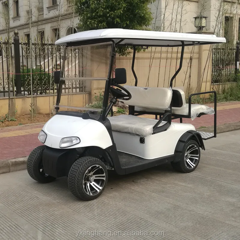 jinghang 2+2seats sightseeing vehicles 4seater gas golf cars for children