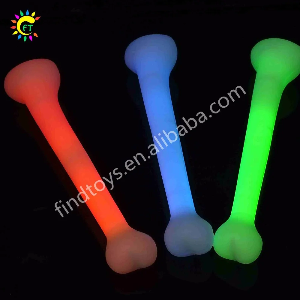 2023 Hot Selling Glow Stick Bone Glow in the Dark Bones for Playing Toys