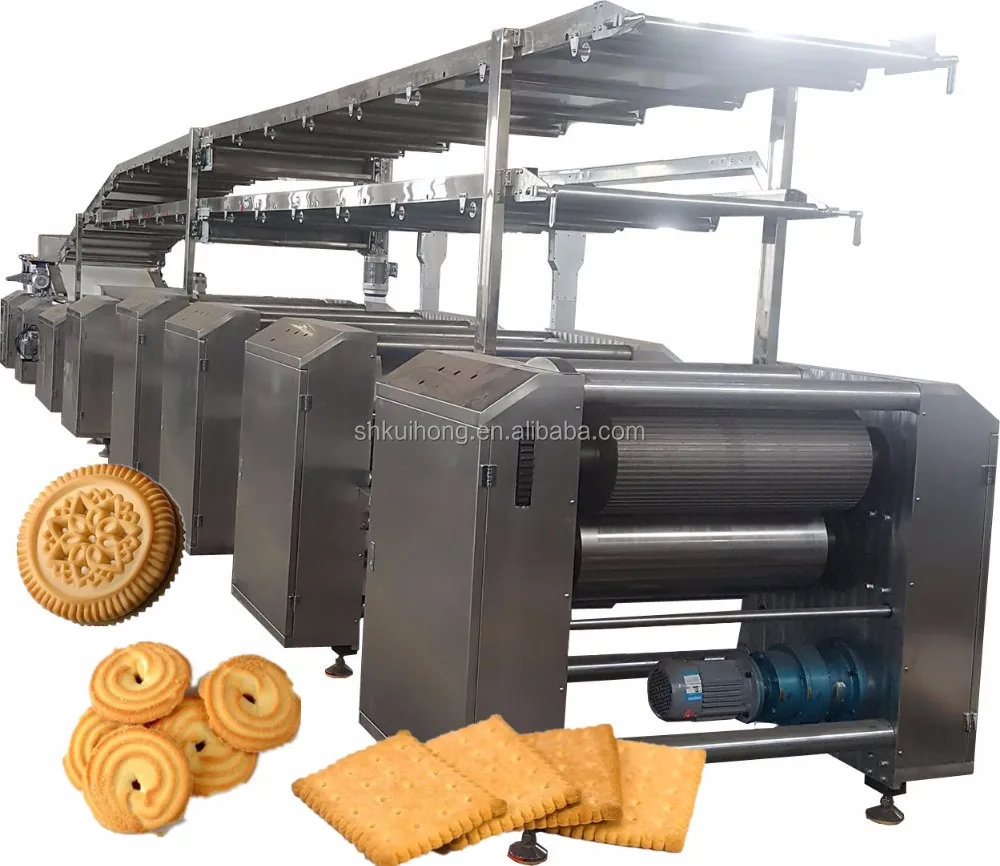 KH soft/hard/soda/sandwich biscuit production line/biscuit making machine factory/rotary moulder machine for biscuit