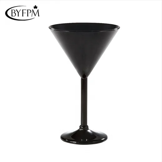 Новый стиль пластиковая пляжная посуда для мартини бара напитков стеклянная чашка отеля