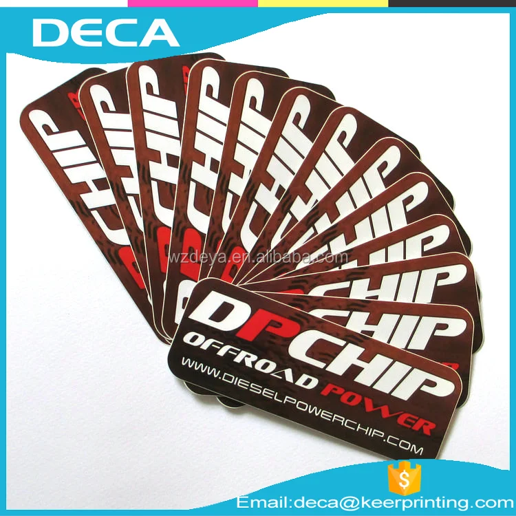 China Supplier Custom Waterproof PVC Label Sticker Personalized Plastic Brand Logo Printing
