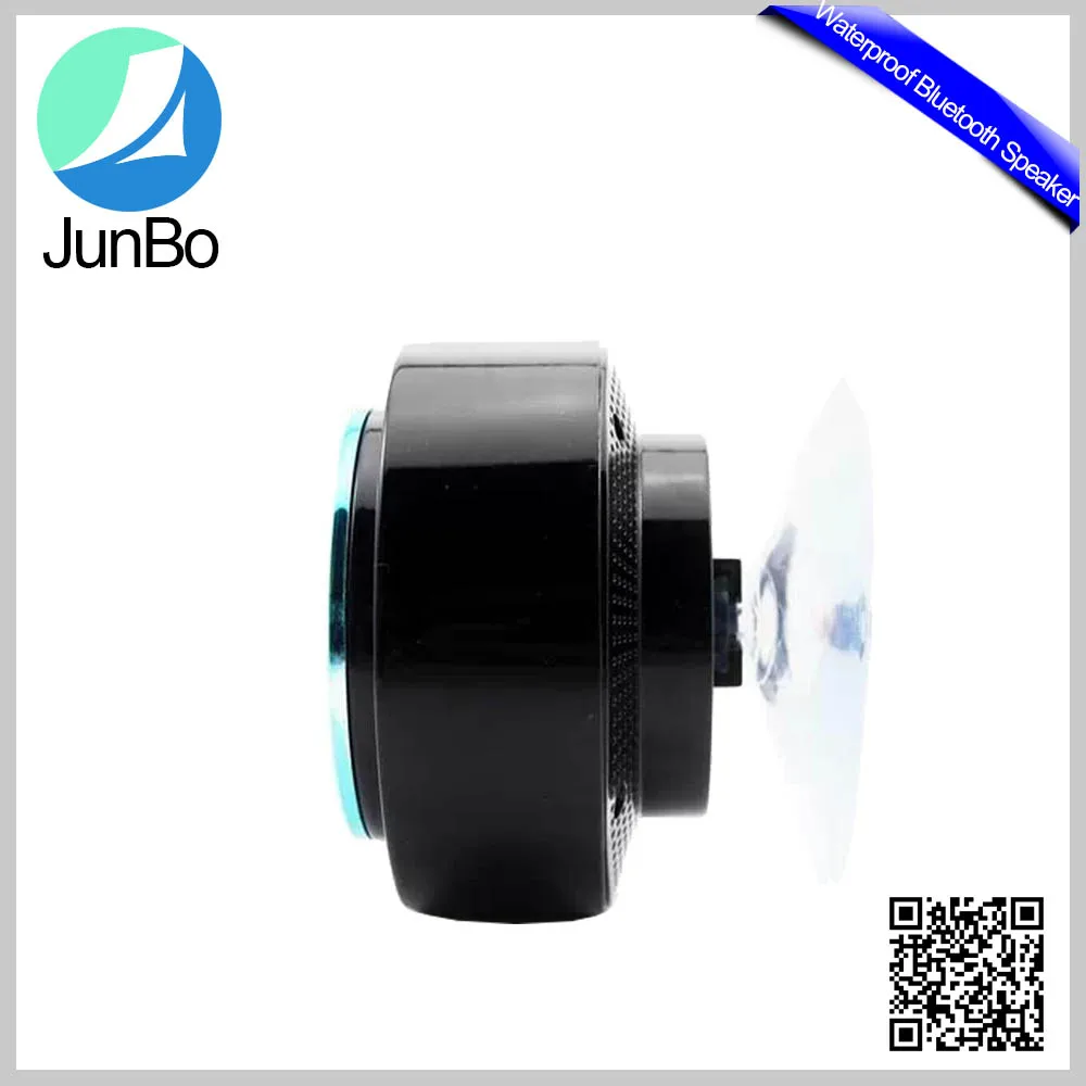 China Factory JunBo Top Quality Waterproof Bluetooth Speaker with Suction Cup