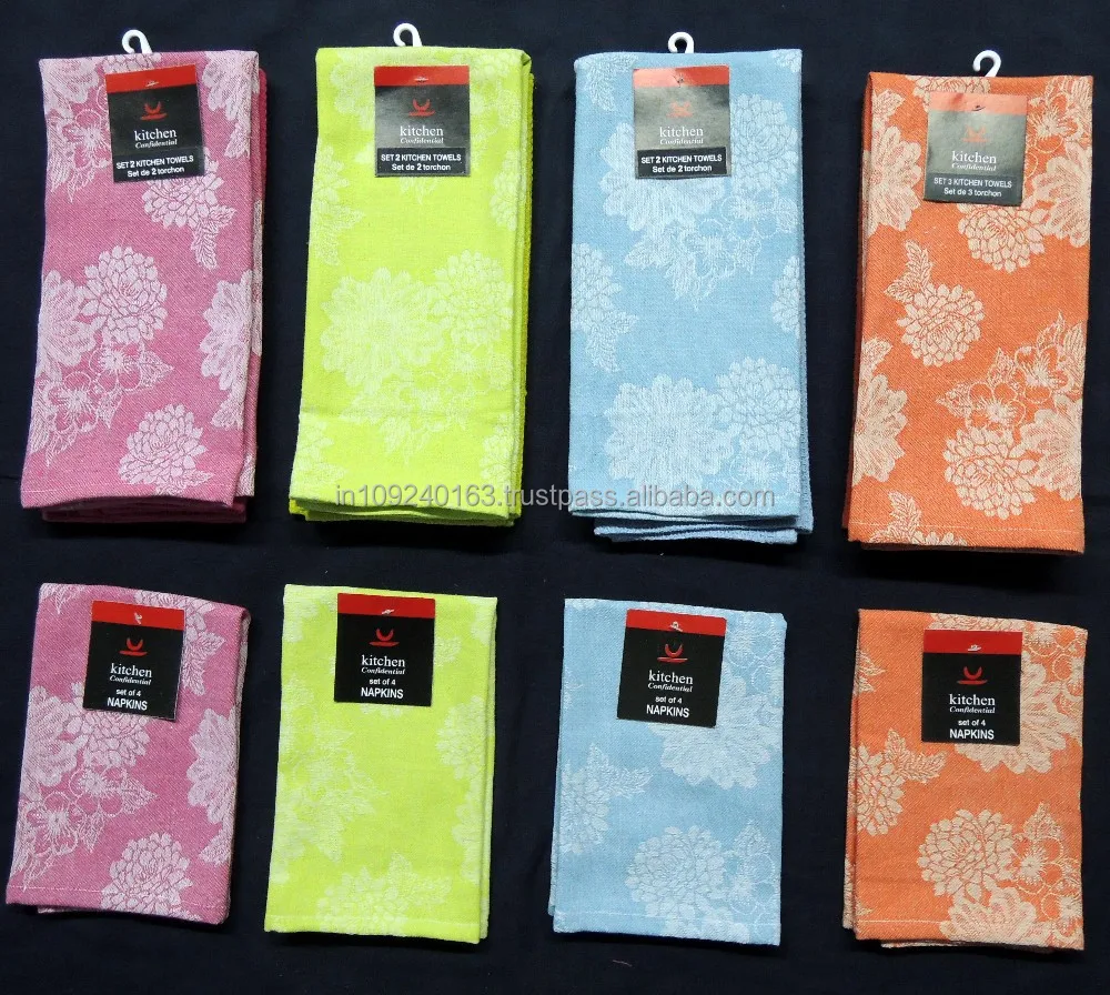 Cotton Waffle Weave Kitchen Dish Cloths Ultra Soft Absorbent Quick Drying Dish Towels 100% COTTON AND POLY COTTON
