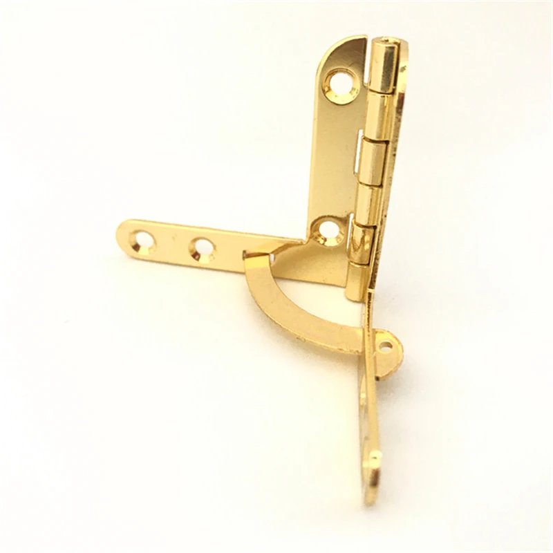 Top sale HG18017Golden Brass plated Jewelry Box quadrant Hinges