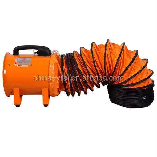 yilai brand fire retardant flexible hose pipe, yellow color flexible ventilation air hose pipe