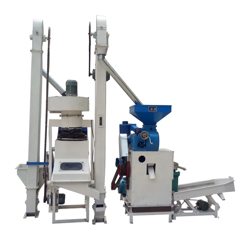 Mini combined rice milling machine huller and polisher automatic