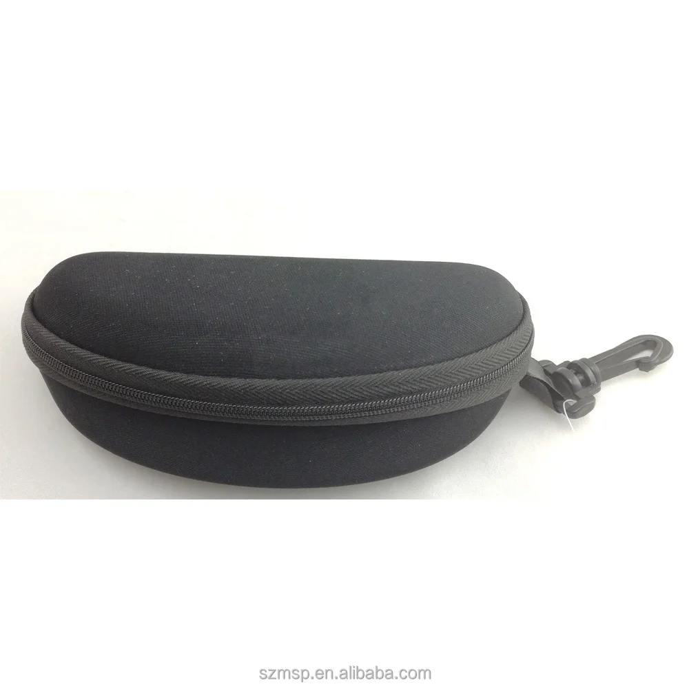 black hard shell sunglasses case, portable  unisex glasses bag,can print your logo