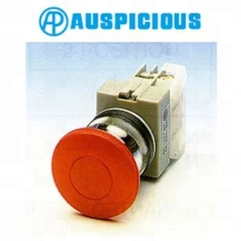 22mm, 25mm, 30mm Mushroom Head Momentary Push Button Switch (AEPB)
