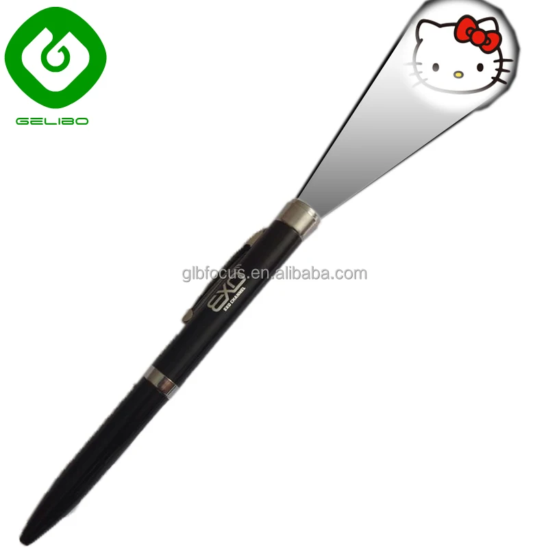 Лидер продаж, светодиодный лазерный проектор логотипа, светодиодная ручка с проекцией логотипа на заказ для рекламы