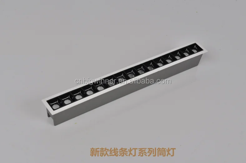 
High quality hotel lighting 45*45 square 2w recessed led downlight 