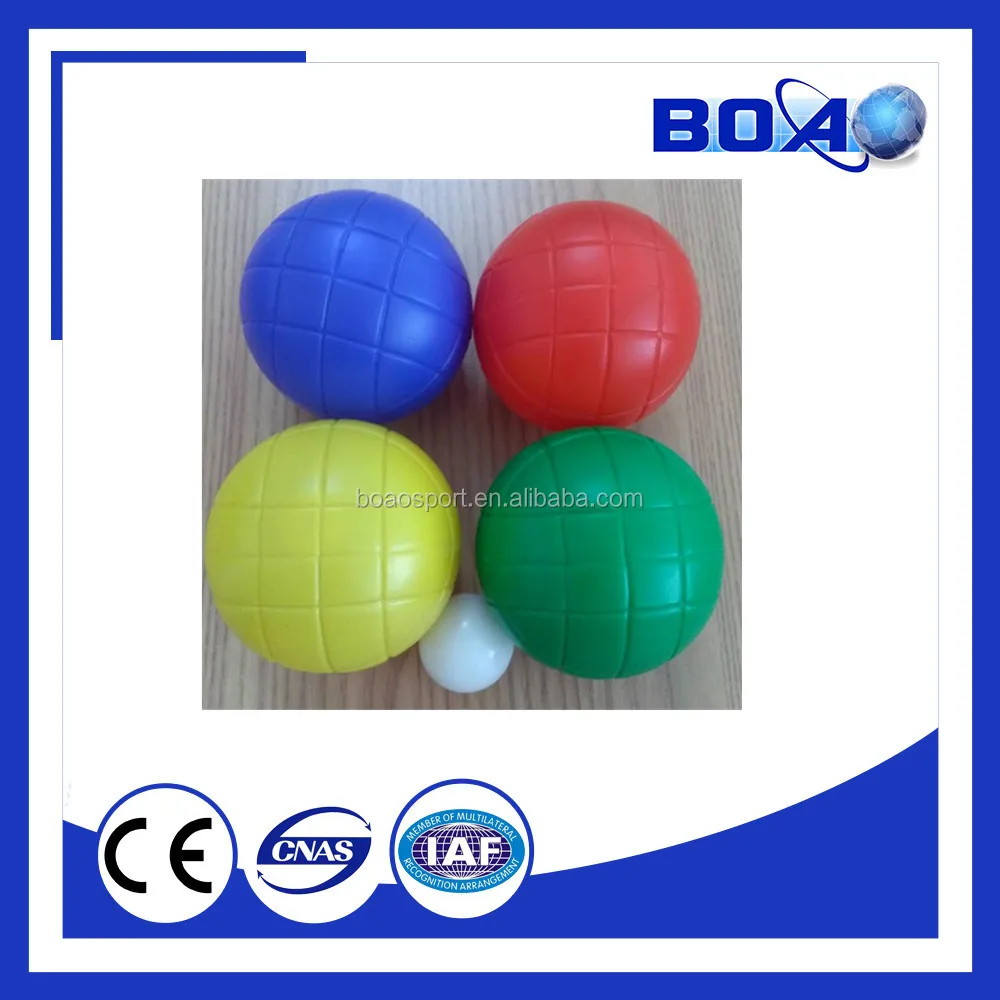 Игра для боулинга на лужайке/пластиковый лепесток/прочный PE Bocce набор мячей
