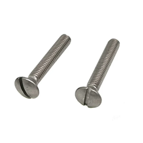 Factory wholesale stainless Steel Machine Screws Slotted Raised Countersunk Head Screw