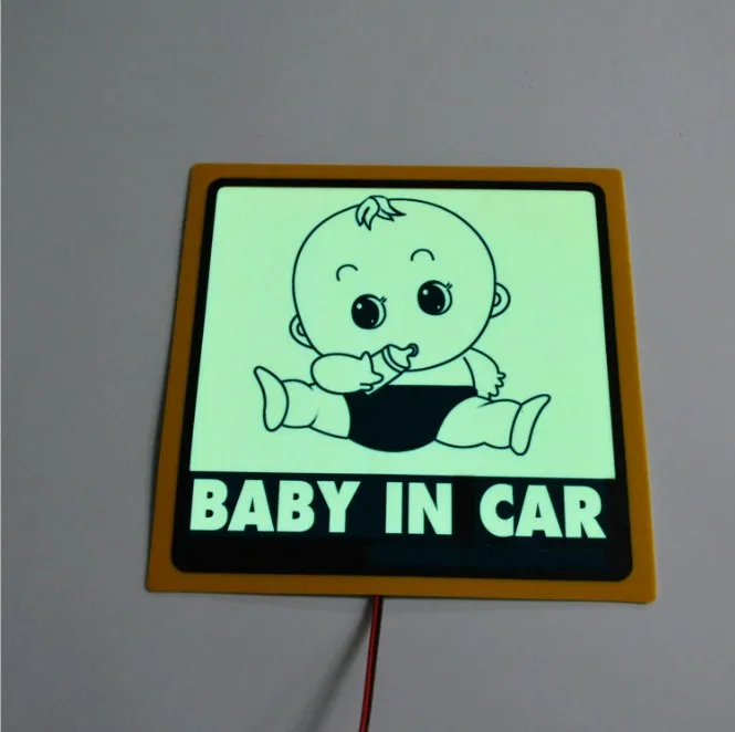 Электрическая звуковая активация, высокояркий электролюминесцентный эквалайзер, светодиодная Автомобильная наклейка для освещения