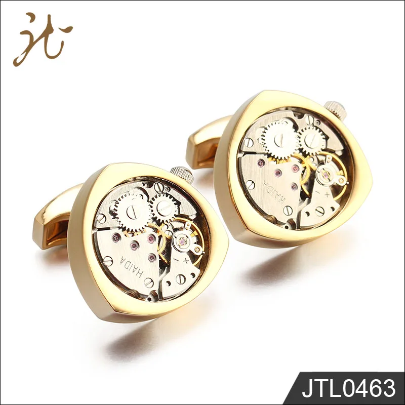 
Fashion Hot Sale Functional Watch Movement Cufflinks For Gift 