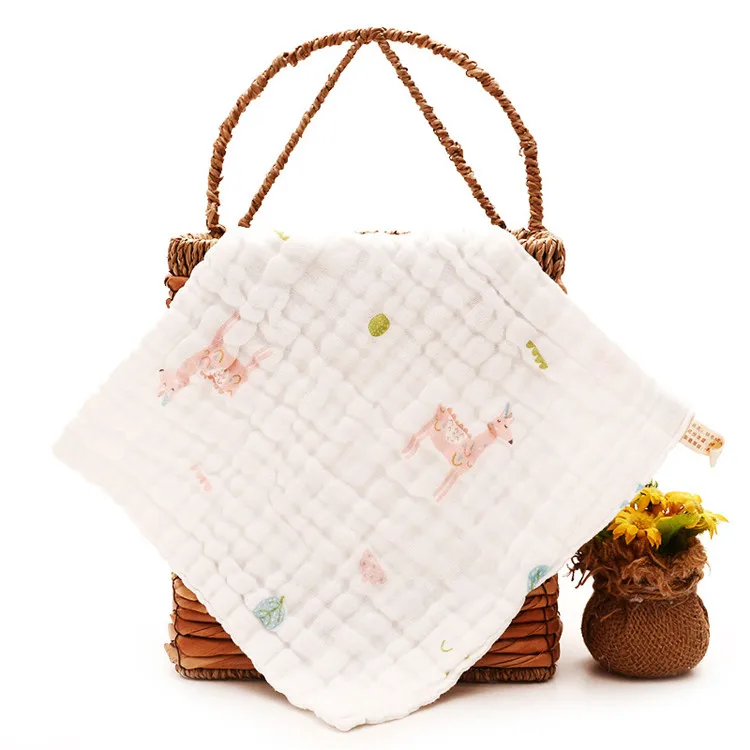 Soft Cotton Gauze Baby Handkerchief Infant Kids Towel Newborn Washcloth Child Feeding Cloth