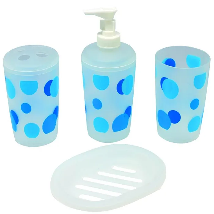 New Design bath accessories 4 pcs bath series 4 pcs bathroom set