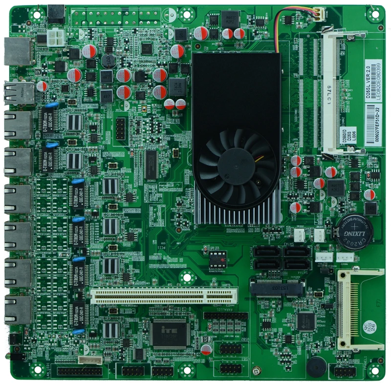 МАТЕРИНСКАЯ ПЛАТА 6 Gigabit LAN карты материк для маршрутизатора сервер брандмауэр материнская плата