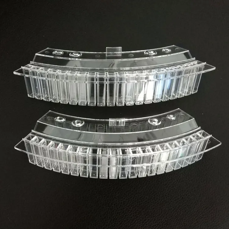 20 holes Dirui chemistry analyzer  disposable plastic cuvette disposable biochemical cup colorimetric cuvette plastic cuvette